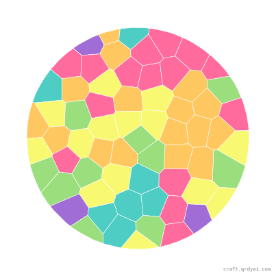 Bacon and Eggs mosaic sticker template — finished art preview