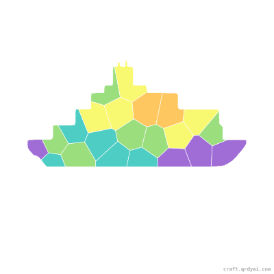 Cargo Ship mosaic sticker template — finished art preview