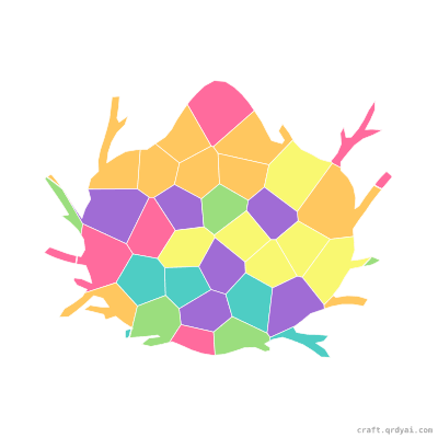 Dinosaur Egg Nest mosaic sticker template — finished art preview