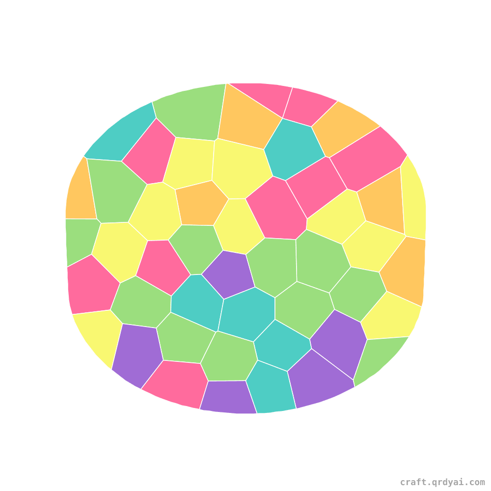 Hockey Puck mosaic sticker template — finished art