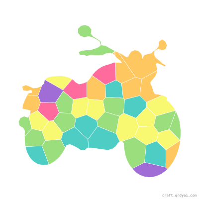 Motorcycle mosaic sticker template — finished art preview