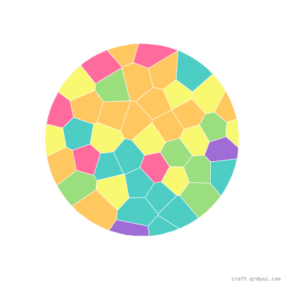 Pool Ball mosaic sticker template — finished art preview