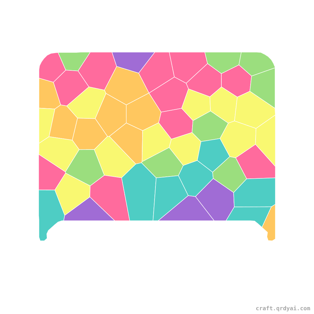 Soccer Goal mosaic sticker template — finished art