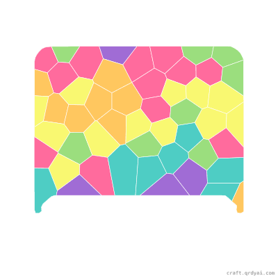 Soccer Goal mosaic sticker template — finished art preview