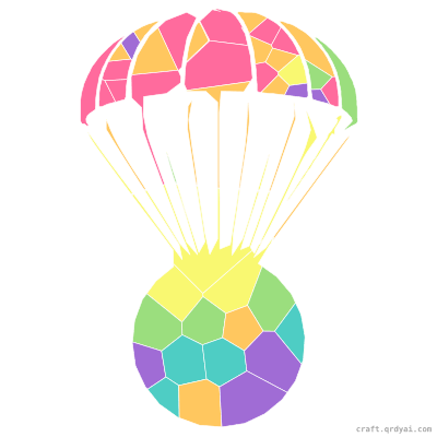 Space Capsule mosaic sticker template — finished art preview