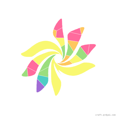 Spiral Galaxy mosaic sticker template — finished art preview