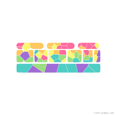 Toy Xylophone mosaic sticker template — finished art preview